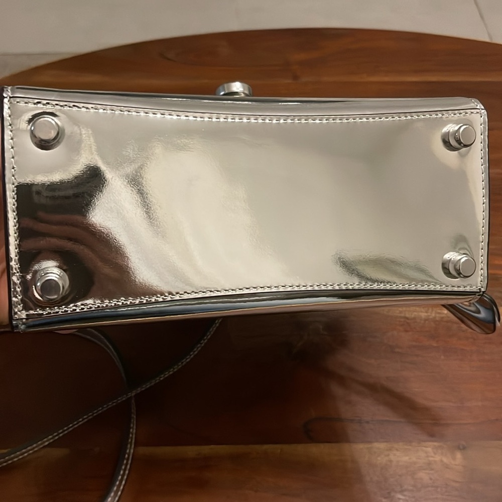 Coach Metallic Silver Crossbody Bag - Picture 16 of 16